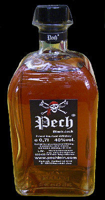 Neu: Pech Black Jack, Chili-Bourbon-Whiskey, Jack Daniels blendet.